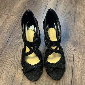 Gianni Bini black studded high heels size 10